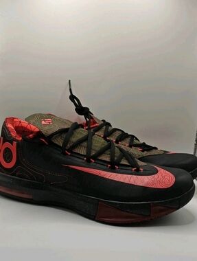 Nike KD 6 VI Meteorology 2013 Size 10.5 Black Pink Sneakers w Box 599424-006